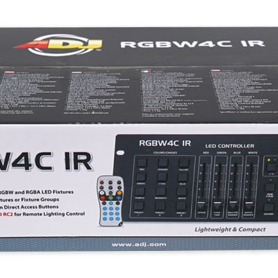 American DJ ADJ RGBW4C IR 32-Ch. DMX Controller For RGB