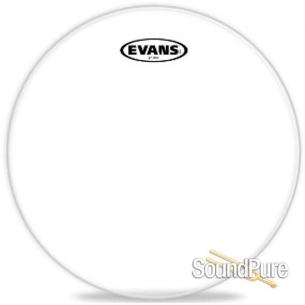 Evans 14" G1 Batter Drumhead Clear image 1