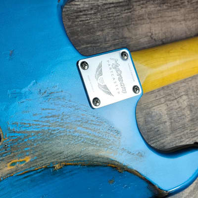 MyDream Partcaster Custom Built -Lake Placid Blue over Sunburst Hepcat L-series image 9