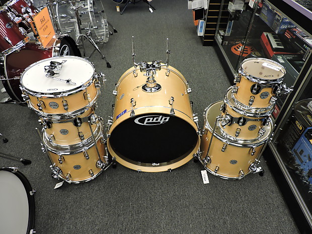 PDP PDCM2217NA Concept Maple Series 7x8" / 8x10" / 9x12" / 12x14" / 14x16" / 18x22" / 5.5x14" 7pc Shell Pack image 1