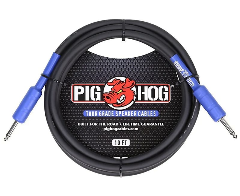 Pig Hog PHSC10 8mm Speaker Cable 10ft 14 Gauge Wire - Head to Cab image 1