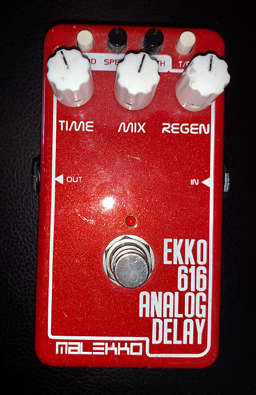 Malekko Ekko 616 MKII Analog Delay Red guitar effects pedal | Reverb