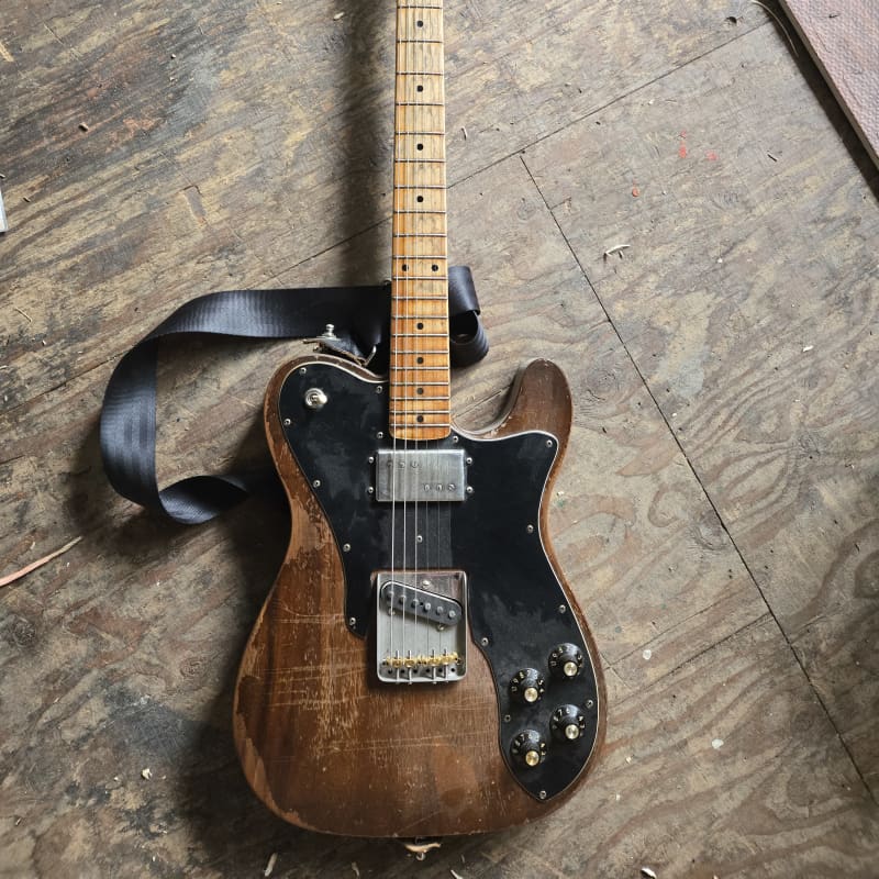 Dax & co. Customs telecaster deluxe Telecaster deluxe 2016 - Walnut natural