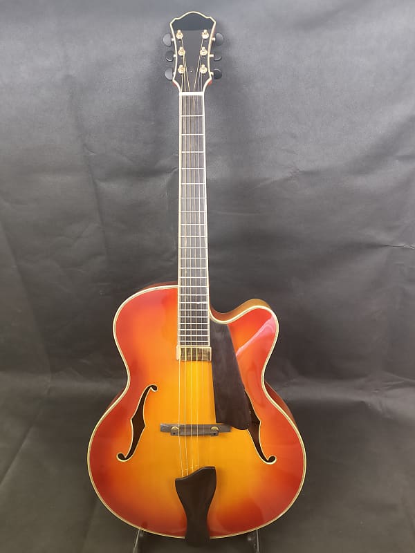 Yunzhi Model 810 Jazz Archtop Guitar 2021 - Solar Color image 1