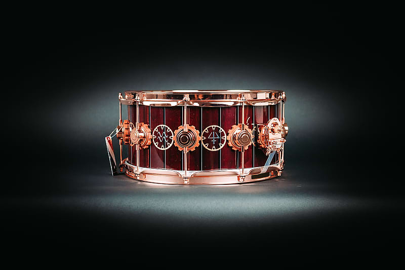 DW 14 x 6.5 Neil Peart Time Machine Snare Drum image 1