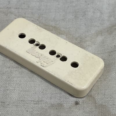 Vintage 1971-1972 Gibson Embossed Logo '58 (54) Les Paul Goldtop P-90 Pickup Cover #1 Rare image 5