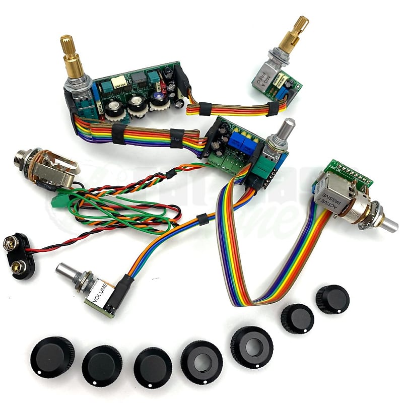 John East UniPre 3 Band Bass Preamp 5 Knob Black Reverb