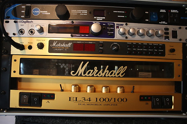 Marshall El 34 100/100 Dual Monobloc and JMP-1 | Reverb