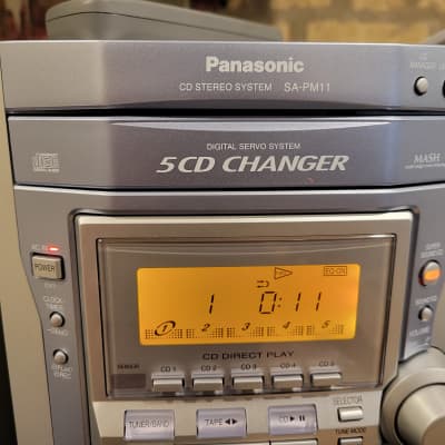 Panasonic 5 CD changer auto reverse  cassette n refurbished image 4