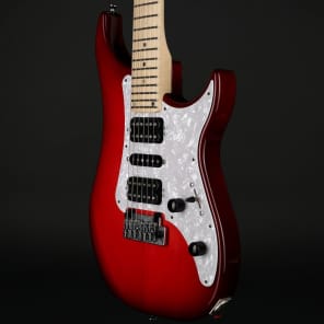 Vigier Excalibur Supra in Clear Red, Maple Neck with Hard Case #170044 image 3