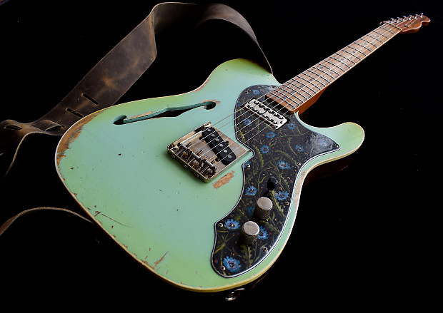 Surf green online thinline telecaster