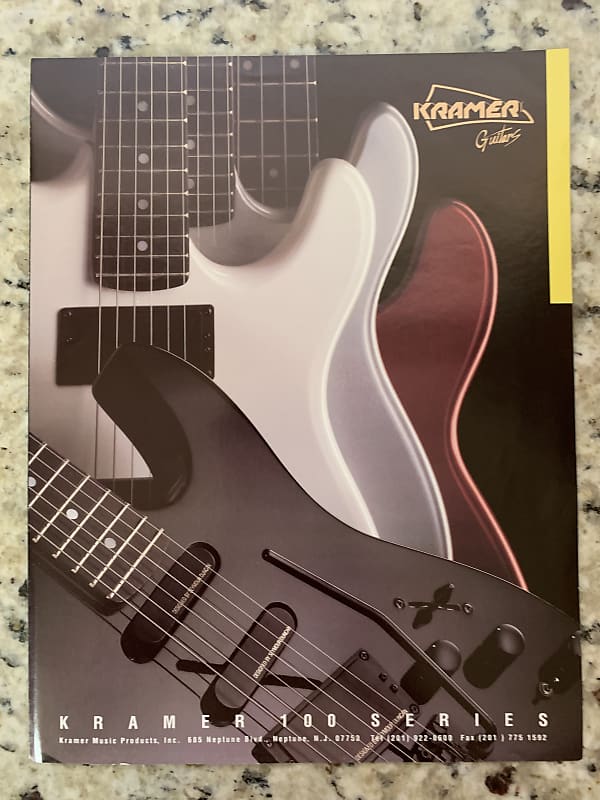 Kramer 100 Series Catalog 1988 610 615 410 310 210 Reverb