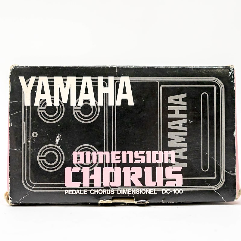 Yamaha DC-100 Dimension Chorus Guitar Effect Pedal with Box and Manual