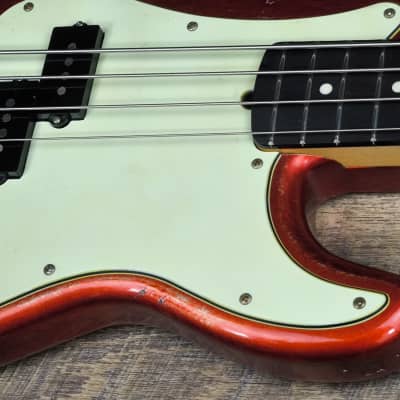MyDream Partcaster Custom Built - Candy Tangerine Precision Hepcat 62 image 6