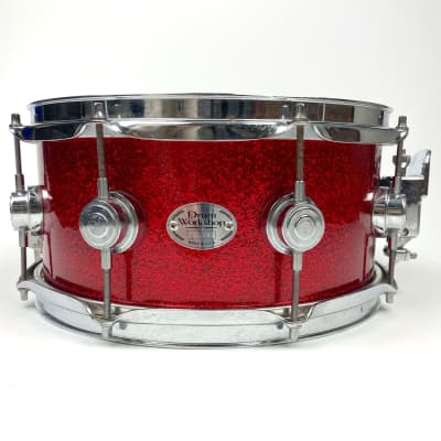 DW Workshop Series Snare Drum 2002 Red Sparkle 5.5"x12" image 1