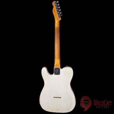 Fender Custom Shop Masterbuilt Greg Fessler 1968 Tele Thinline Relic Olympic White Used image 6