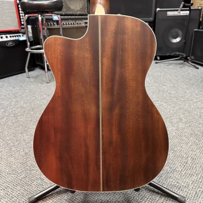 Fender PM-3 Standard Triple-0 All-Mahogany Acoustic Guitar Natural image 7