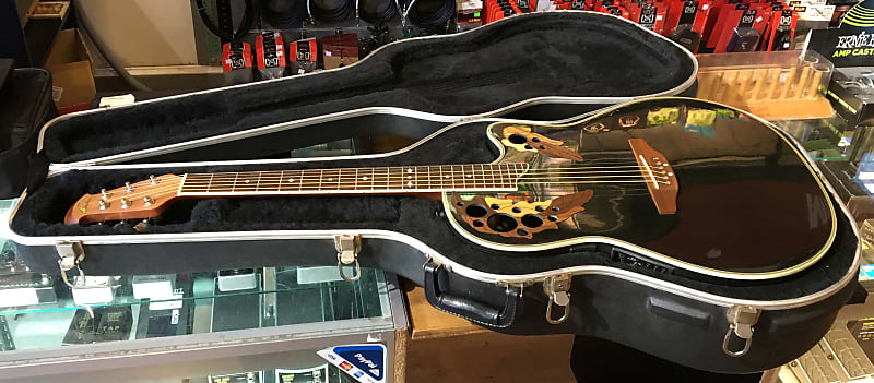 Ovation CS257 Celebrity Deluxe Gloss Black Finish Thin Bowl
