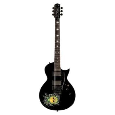 ESP LTD Kirk Hammett Signature Series 30th Anniversary KH-3 Spider 6-String Right-Handed Electric Guitar (Black, with Spider Graphic) for sale