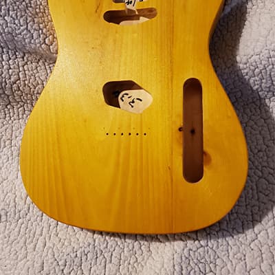 USA hand made Butterscotch body. Nitro finish .Made for a Tele neck. 3.3 Lbs. image 3