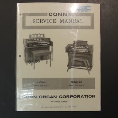 Conn Nassau Model 545, Type 1 / Trinidad Model 553, Type 1