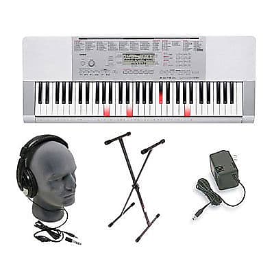 Casio LK280 Lighted Keyboard (61-Key), With Premium Pack (Stand