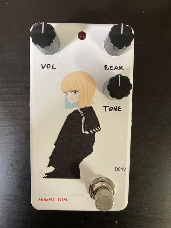 Animals Pedal Custom Illustrated 002 Surfing Bear Overdrive by Fumi 