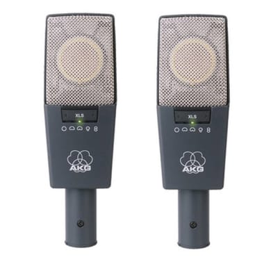AKG C414 XLS ST Stereo Pair Studio Condenser Recording Microphone PROAUDIOSTAR image 2