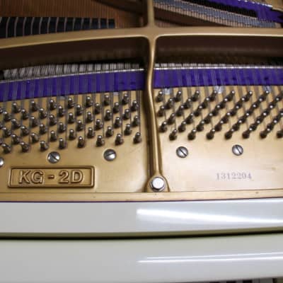Kawai 5'10" KG2D Grand Piano| Polished White | SN: 1312204 image 4