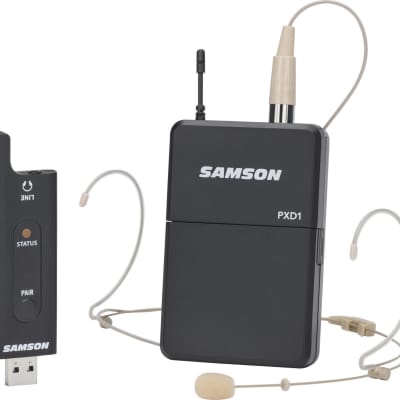 Samson XPD2 Headset USB Digital Wireless System w/ DE5 Headset Mic image 1