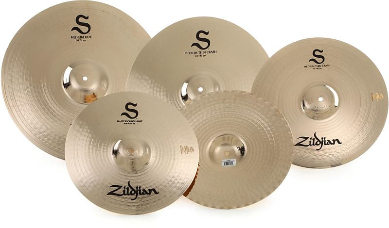 (MINT) Avedis Zildjian Company - Zildjian S Series Performer 4-Piece Cymbal Set image 1