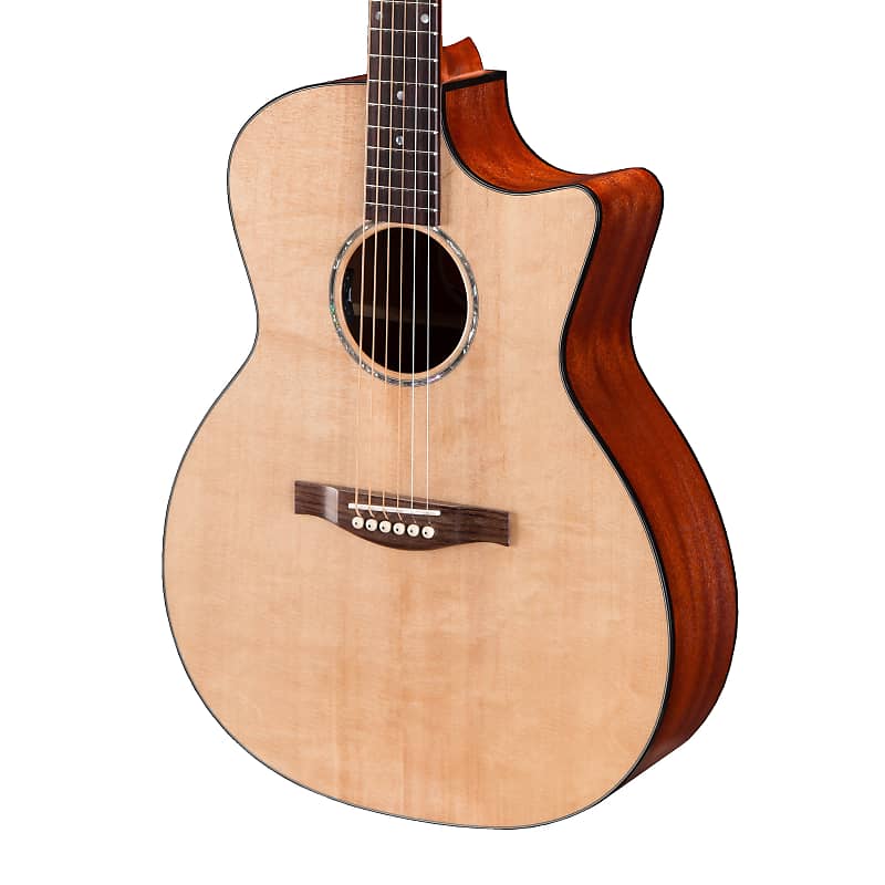 Eastman PCH1-GACE-CLA Solid Top Grand Auditorium Cutaway Acoustic Electric Guit