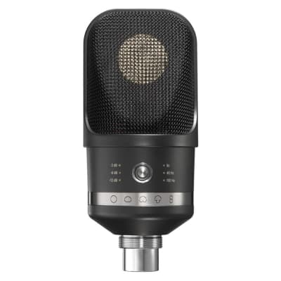 Neumann TLM 107 Multi-Pattern Large Diaphragm Condenser Microphone (Black) Bundle with AKG K240 Studio Pro Headphone and XLR-XLR Cable image 3
