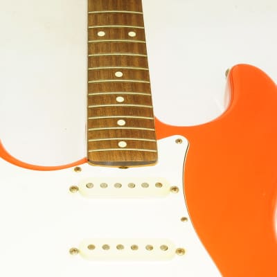 Fender Japan Stratocaster For Left-handed P serial Electric Guitar  Orange Ref No.5367 image 6