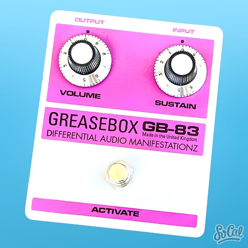 D*A*M GB-83 Greasebox Fuzz (2012) “Pink/Grey”