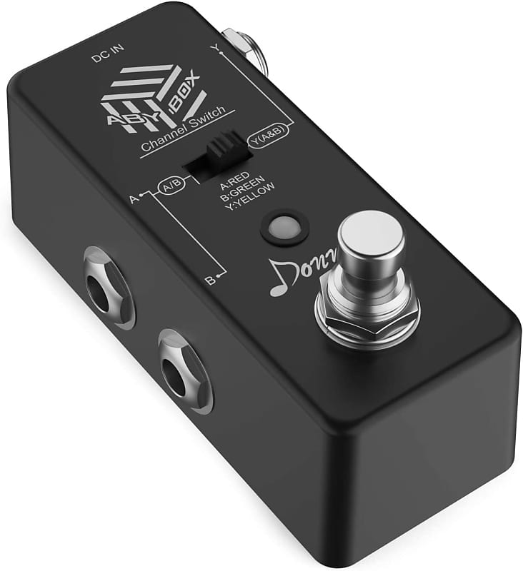 Donner ABY Box Line Selector AB Switch Mini Guitar Effect Pedal True Bypass image 1