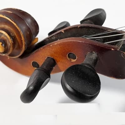 Karl Beck Stradivarius size 4/4 violin, Germany, Vintage, Lacquered Wood image 20