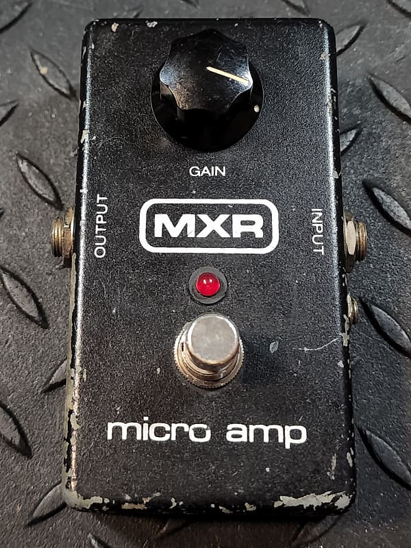 MXR MX-133 Micro Amp 1983 Vintage Boost LED & 1/8 Power Jack