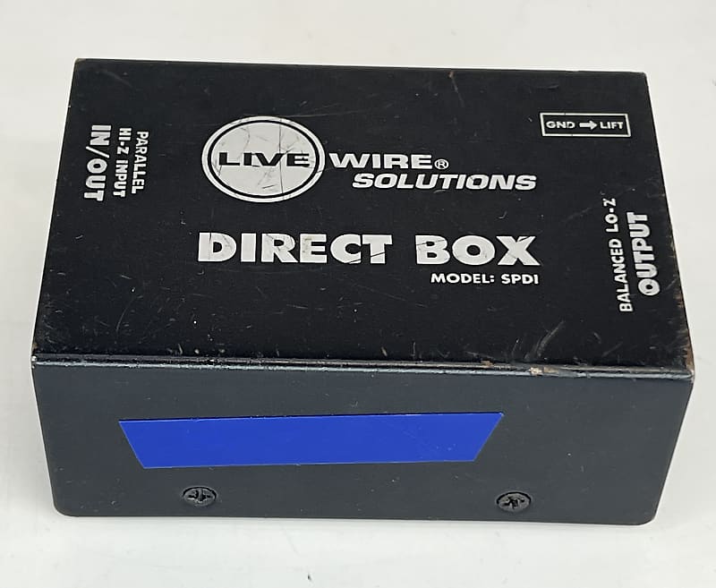 Liv Wire Solutions Direct Box SPDI Black Reverb