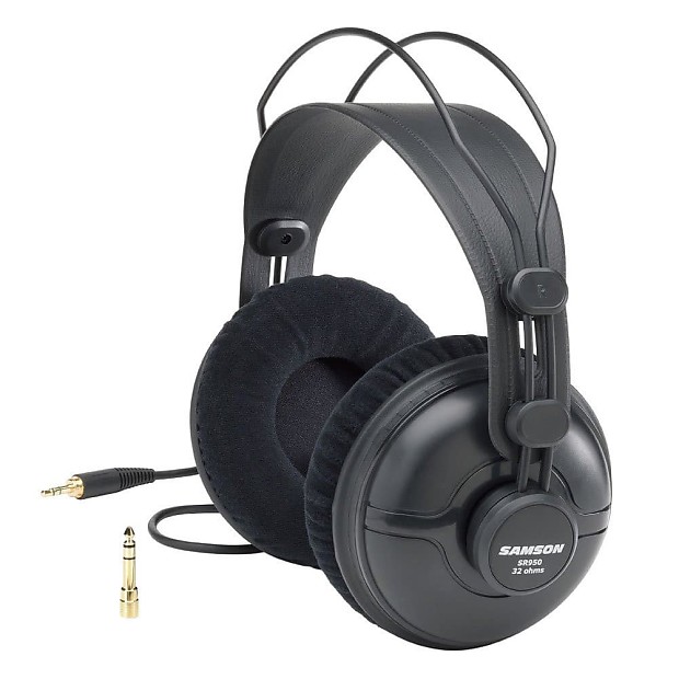 Samson SR950 SR Series Closed-back Over-ear Professional Studio Reference Headphones image 1
