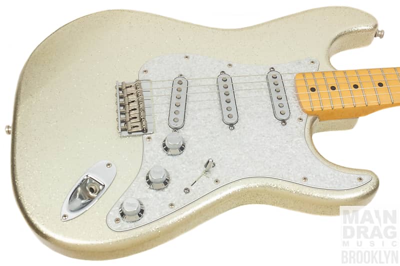 Used Champagne Sparkle Partscaster Stratocaster image 1