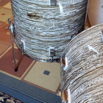 Trixon Luxus 3pc Drum Set 1950’s - Oyster Pearl | Reverb