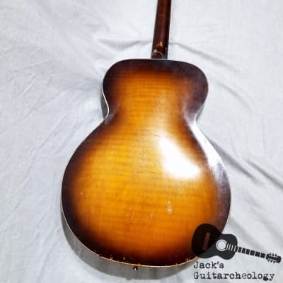 Kay/Harmony N-3 Player-Grade "The Gutbucket" Archtop w/ Goldfoil Pickup (1950s, Antique Burst) image 19