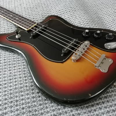 Musima de Luxe 25b 1970s 3 Tone Sunburst  Jaguar bass variation image 7