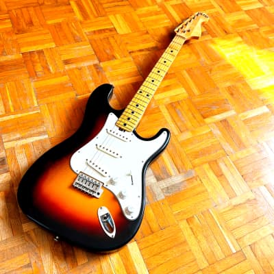 Toledo (by Aria) vintage strato-style electric guitar probably made in Japan in early 1970s! Low Action! image 16
