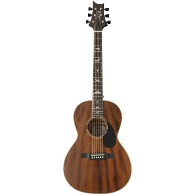 PRS Paul Reed Smith SE P20E Parlor Acoustic-Electric Guitar (with Gig Bag), Vintage Mahogany image 2