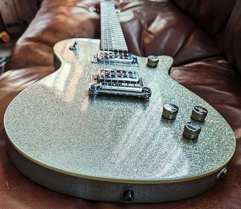 2003 Gretsch G1616 Synchromatic Sparkle Jet Silver Sparkle