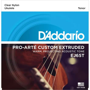 D'Addario EJ65T Pro-Arté Custom Extruded Nylon Ukulele Strings Tenor Standard