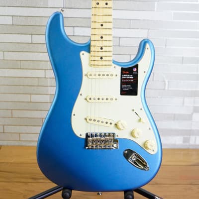 Fender American Performer Stratocaster Satin Lake Placid Blue 75th Anniversary image 1