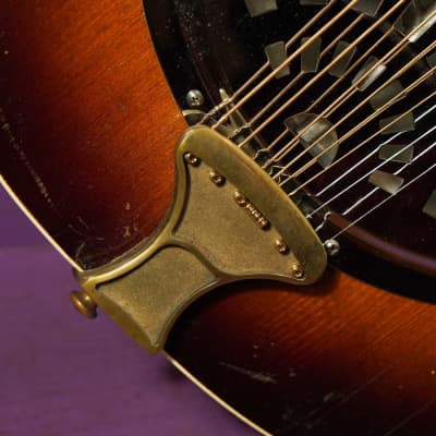1938 Dobro 8-String Squareneck Norwood Chimes Resonator Guitar (VIDEO! Customized, Ready to Go) image 7